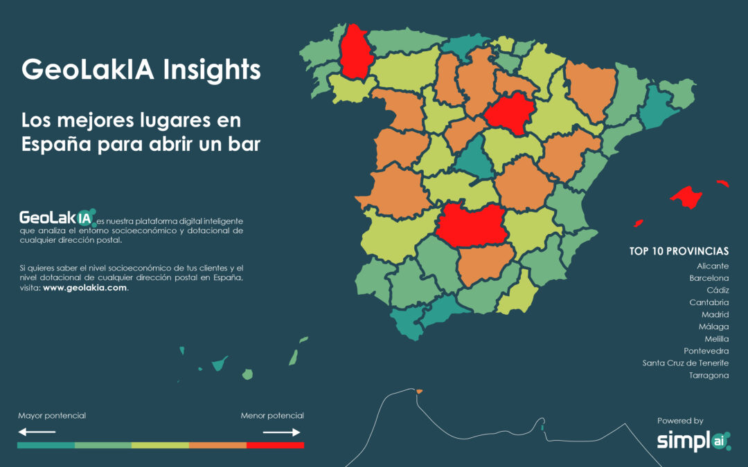 Los mejores lugares en España para abrir un bar